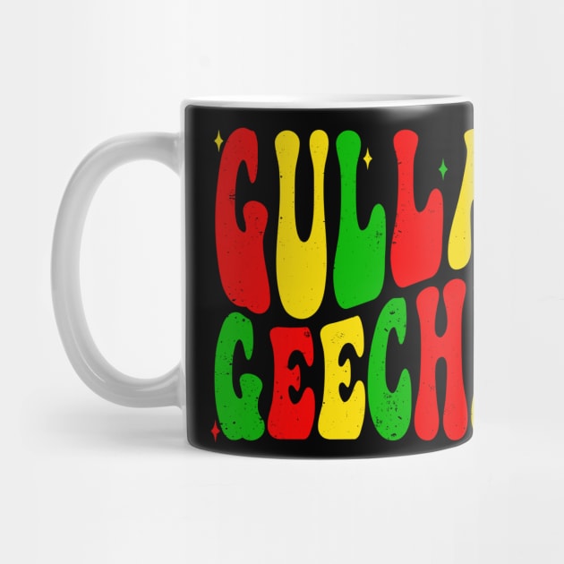 Retro Gullah Geechee Cultural Pride Colors by Vauliflower